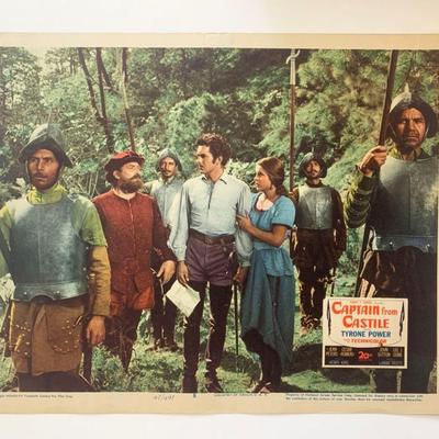 Captain from Castile original 1947 vintage lobby card