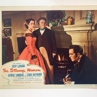 The Strange Woman original 1946 vintage lobby card