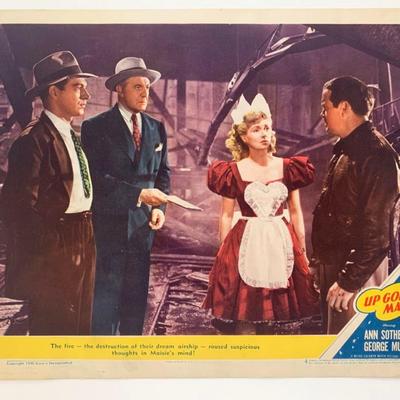 Up Goes Maisie original 1946 vintage lobby card