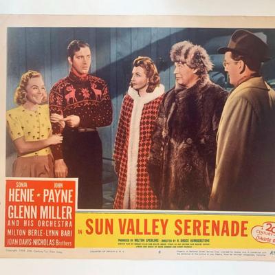 Sun Valley Serenade original 1941 vintage lobby card