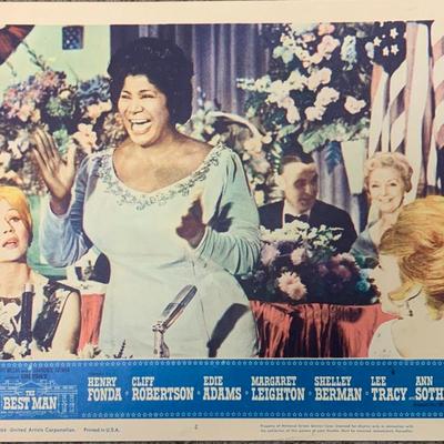 The Best Man 1964 original lobby card set