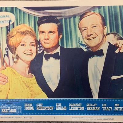 The Best Man 1964 original lobby card set