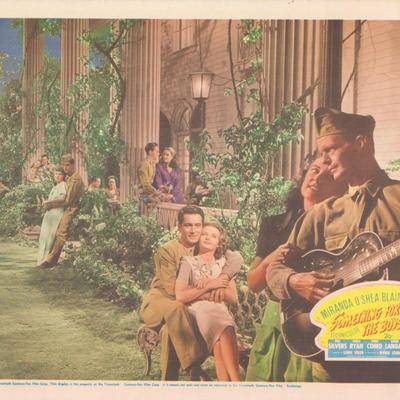 Something for the Boys 1944 original vintage lobby card