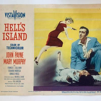 Hell's Island
original 1955 vintage lobby card