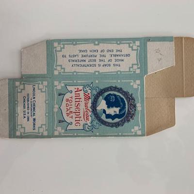 Mirabeau unsigned Antiseptic Toilet Soap Box