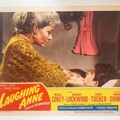 Laughing Anne original 1954 vintage lobby card