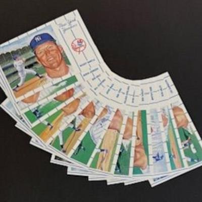 1961 New York Yankees Team Postcards Series No.3. Set of 12.
