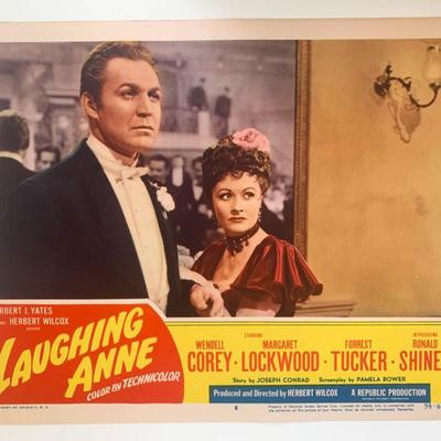 Laughing Anne original 1954 vintage lobby card