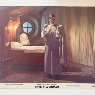 The Devil Is a Woman original 1975 vintage lobby card