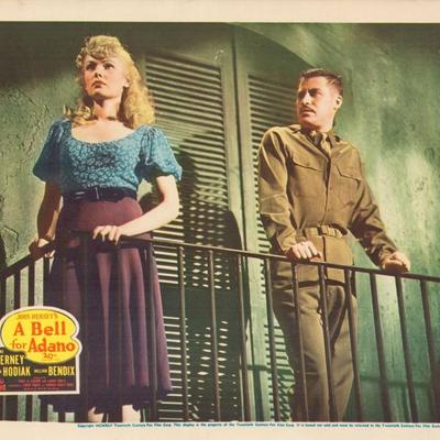 A Bell for Adano 1945 original vintage lobby card