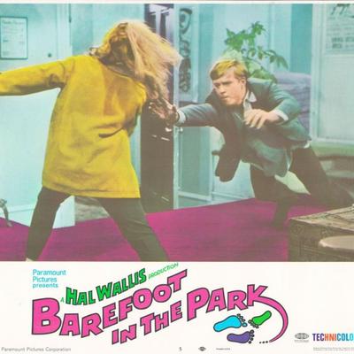 Barefoot in the Park 1967 original vintage lobby card