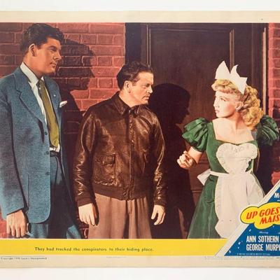 Up Goes Maisie original 1946 vintage lobby card