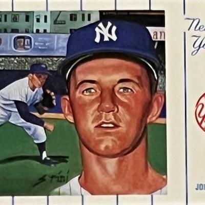1961 New York Yankees Team Johnny James Postcard Series No.2. Card 11 of 12