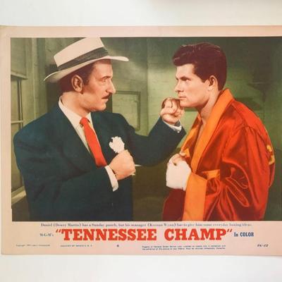 Tennessee Champ original 1954 vintage lobby card