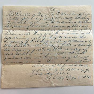 signed letter