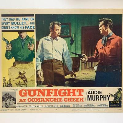 Gunfight at Comanche Creek original 1963 vintage lobby card