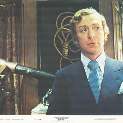 Sleuth 1972 original vintage lobby card