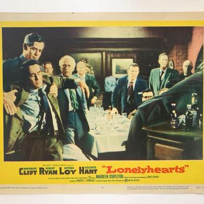 Lonelyhearts original 1959 vintage lobby card