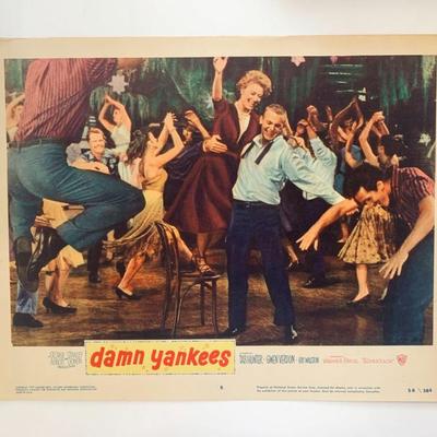 Damn Yankees  original 1958 vintage lobby card