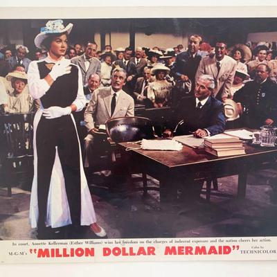 Million Dollar Mermaid original 1952 vintage lobby card