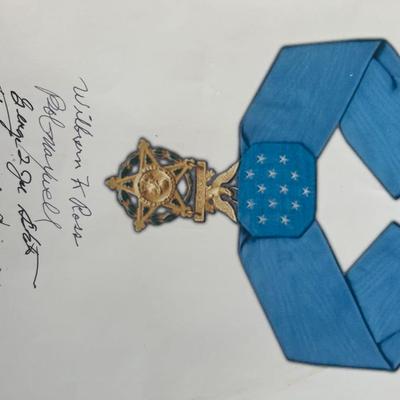 Medal of Honor recipients signed photo