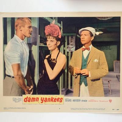 Damn Yankees  original 1958 vintage lobby card