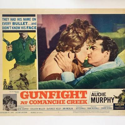 Gunfight at Comanche Creek original 1963 vintage lobby card