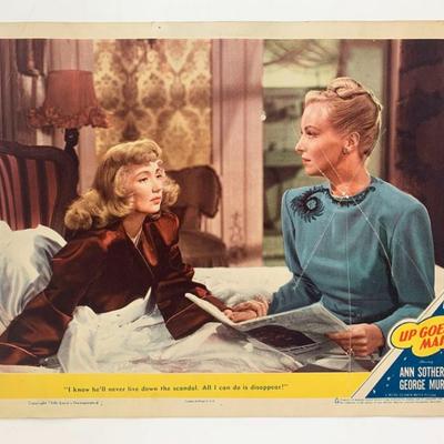 Up Goes Maisie original 1946 vintage lobby card