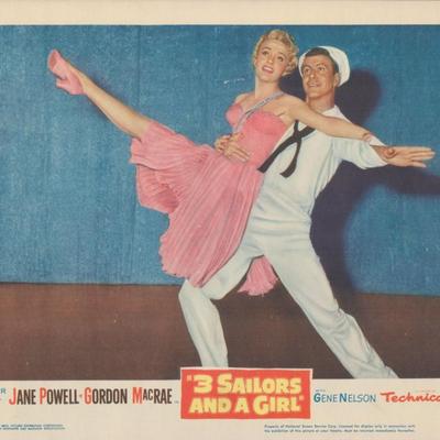 3 Sailors and a Girl set of 8 lobby cards