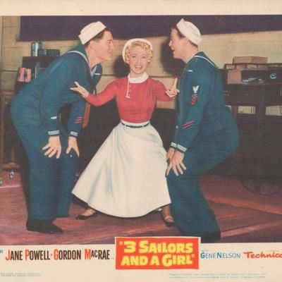 3 Sailors and a Girl set of 8 lobby cards