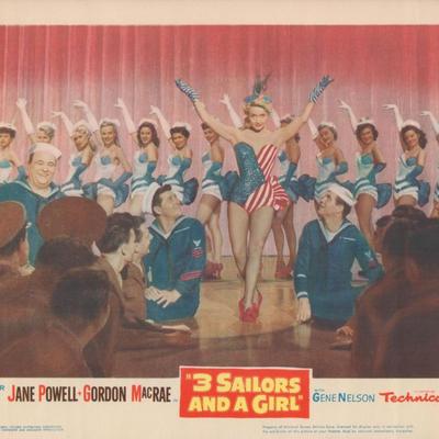 3 Sailors and a Girl set of 8 lobby cards
