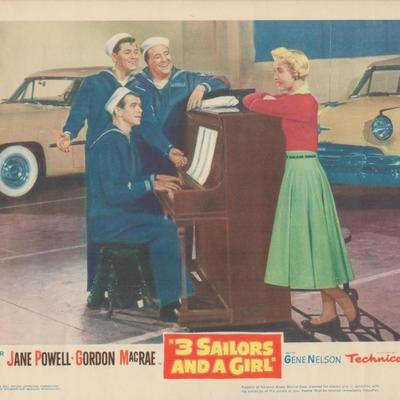 3 Sailors and a Girl set of 8 lobby cards