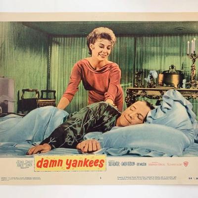 Damn Yankees  original 1958 vintage lobby card