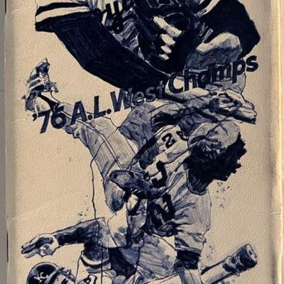 1977 Royals Media guide. 4x9 inches