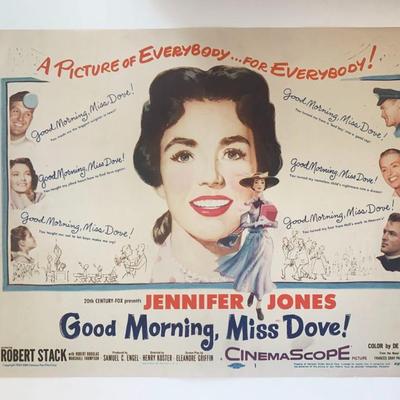 Good Morning, Miss Dove original 1955 vintage lobby card