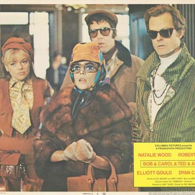Bob & Carol & Ted & Alice 1969 original vintage lobby card