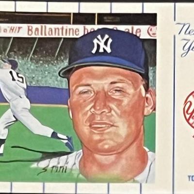 1961 New York Yankees Team Tom Tresh Postcard Series No.1. Card 2 of 12
