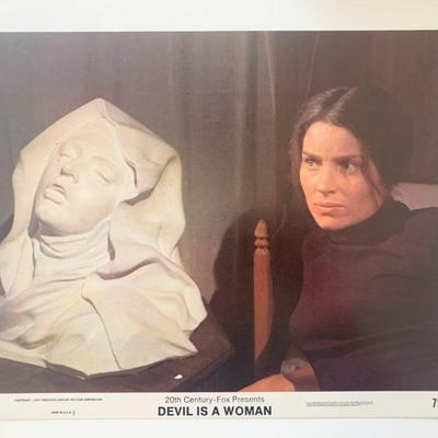 The Devil Is a Woman original 1975 vintage lobby card