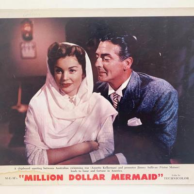Million Dollar Mermaid original 1952 vintage lobby card