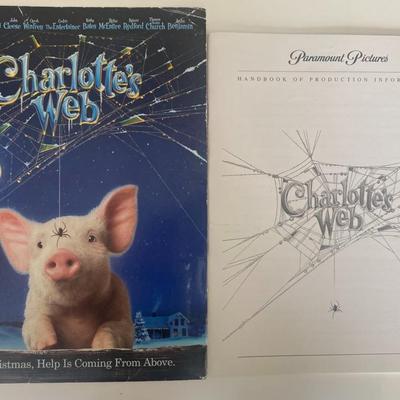 Charlotte's Web movie press booklet and production information handbook