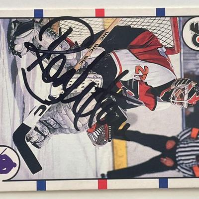 Philadelphia Flyers Ron Hextall 1990 Score #25 signed trading card