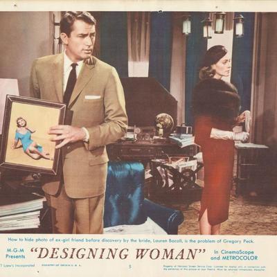 Designing Woman 1957 original vintage lobby card