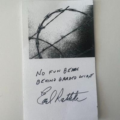 Earl Rathke original signature
