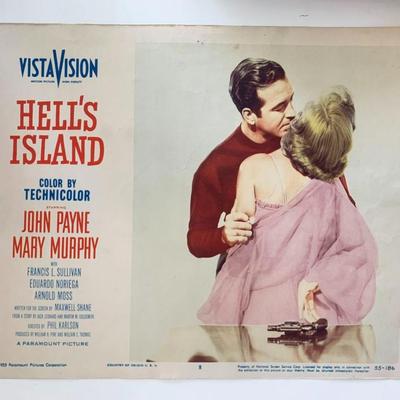Hell's Island
original 1955 vintage lobby card