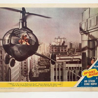 Up Goes Maisie original 1946 vintage lobby card