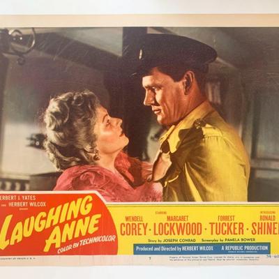 Laughing Anne original 1954 vintage lobby card