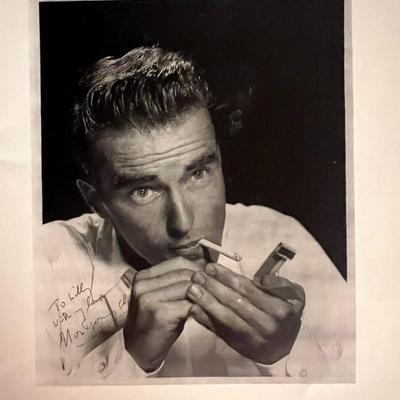 Mongomery Clift facsimile signed program. 5x7 inches