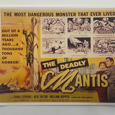 The Deadly Mantis vintage movie photo