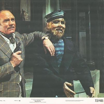 Sleuth 1972 original vintage lobby card