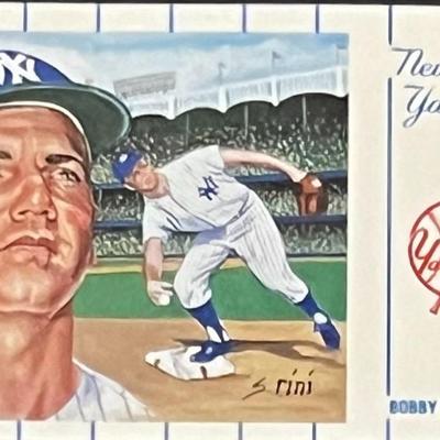 1961 New York Yankees Team Bobby Richardson Postcard Series No.1. Card 11 of 12